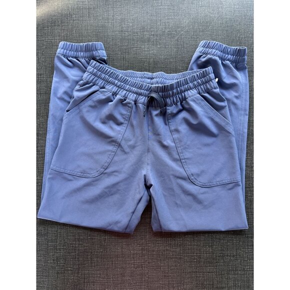 Patagonia Kids 10 Large Drawstring Jogger Pants Blue Pocket Elastic Waist - Picture 8 of 13